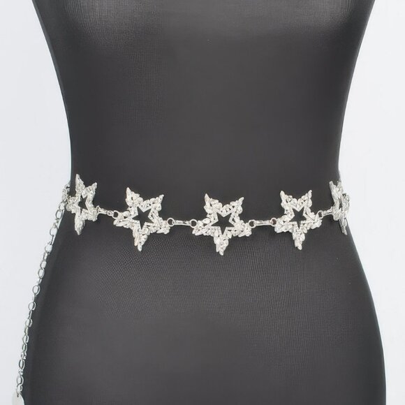 Glass Star Chain Belt - Picture 3 of 4